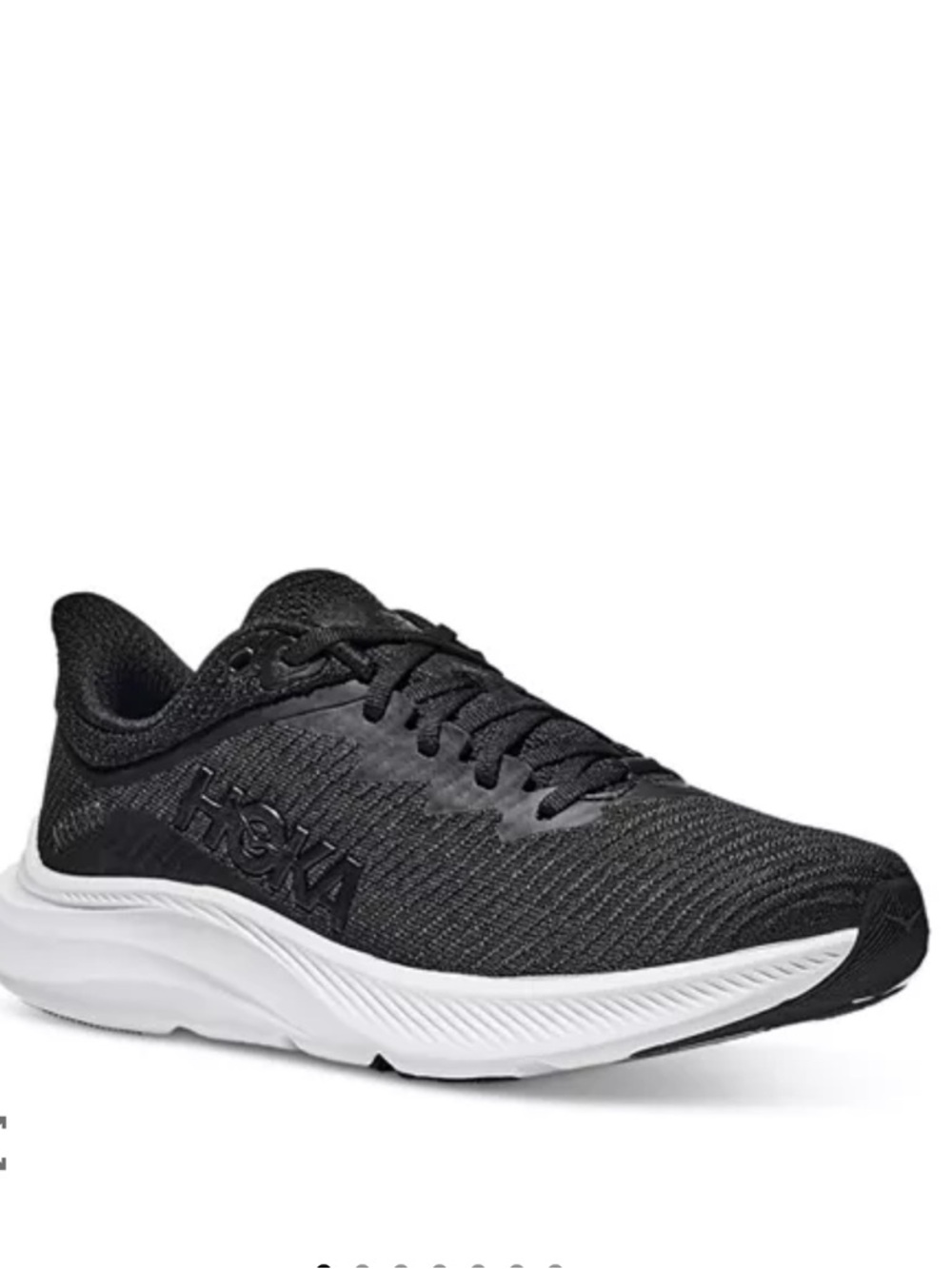 Hoka Woman’s Solimar  Black and White Athletic Running Sneakers Size 6